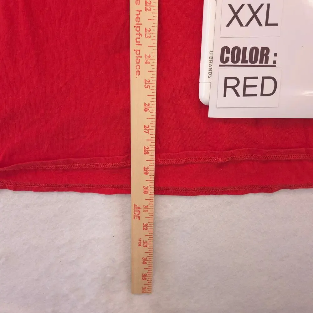 47 Boston Red Sox Crew Neck Short Sleeve Baseball T Shirt Mens Size 2XL Red